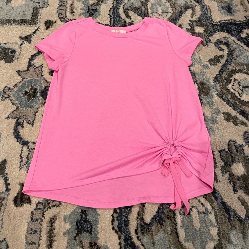 GB Girls pink short sleeve tee, size large
